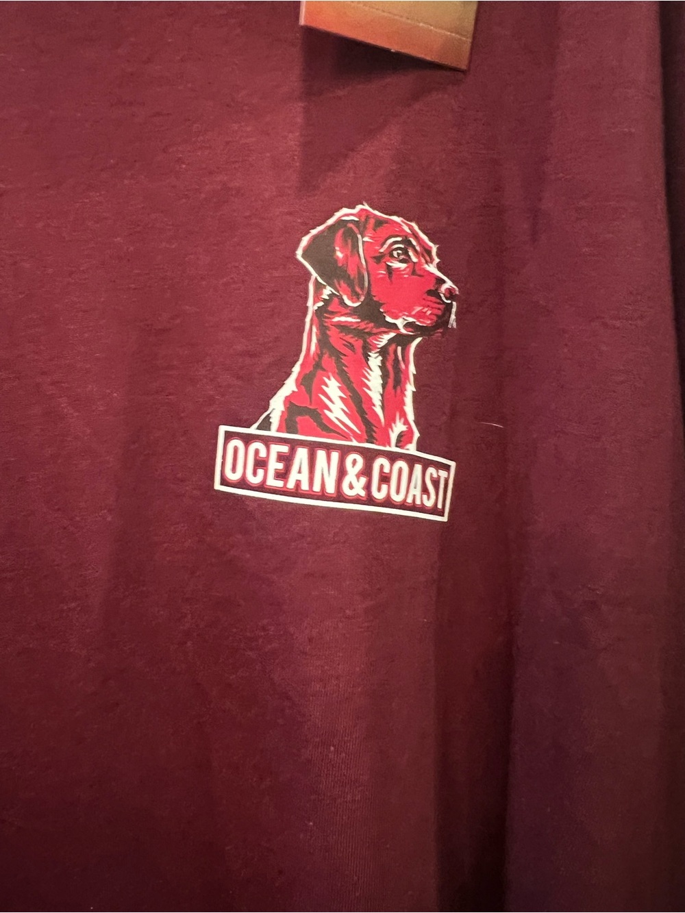 Men's Long-Sleeve Crewneck Ocean + Coast Shirt - Picture 2 of 6